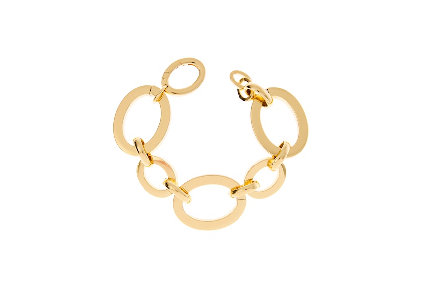 Bracelet with flat ovals Unoaerre