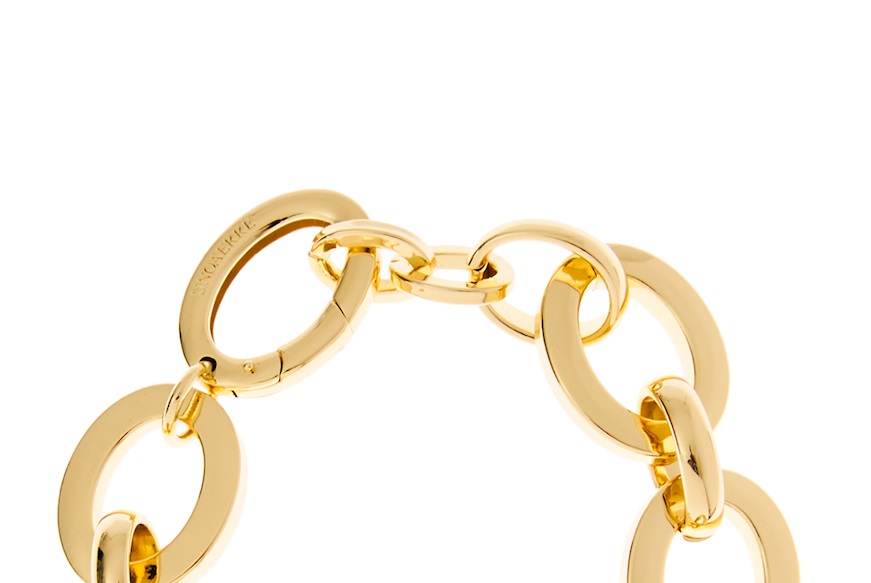 Bracelet with flat and bold ovals Unoaerre