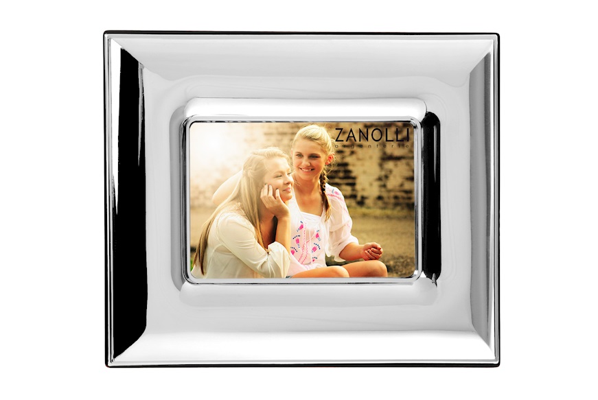 Picture frame silver with bold band Selezione Zanolli