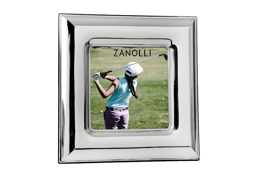 Picture frame silver with bold band Selezione Zanolli