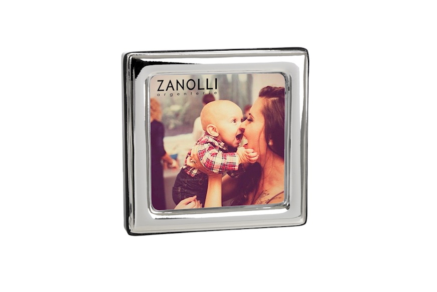 Picture frame silver with bold band Selezione Zanolli