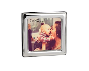 Picture frame silver with bold band Selezione Zanolli