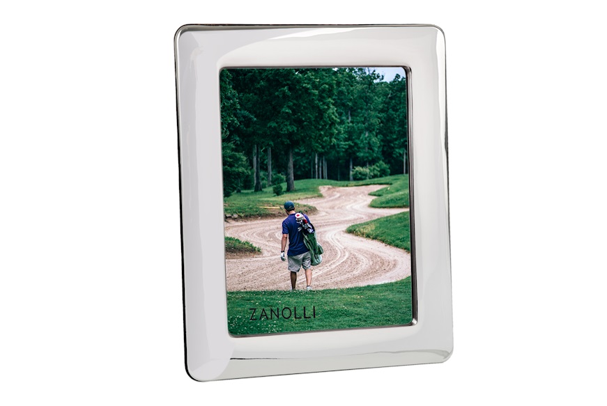 Picture frame silver with smooth band Selezione Zanolli