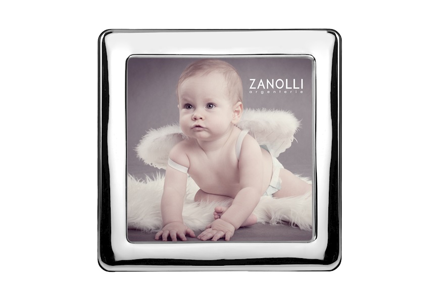 Picture frame silver with smooth band Selezione Zanolli