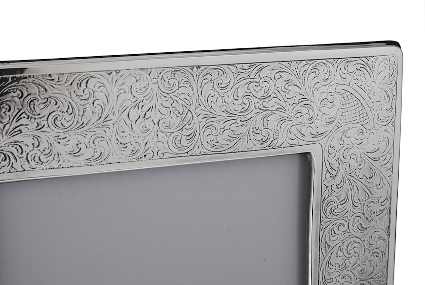 Cornice argento a fascia incisa Selezione Zanolli