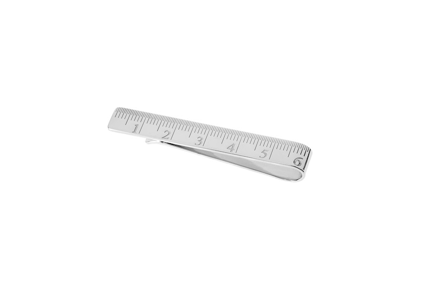 Tie clip Centimeter silver Selezione Zanolli