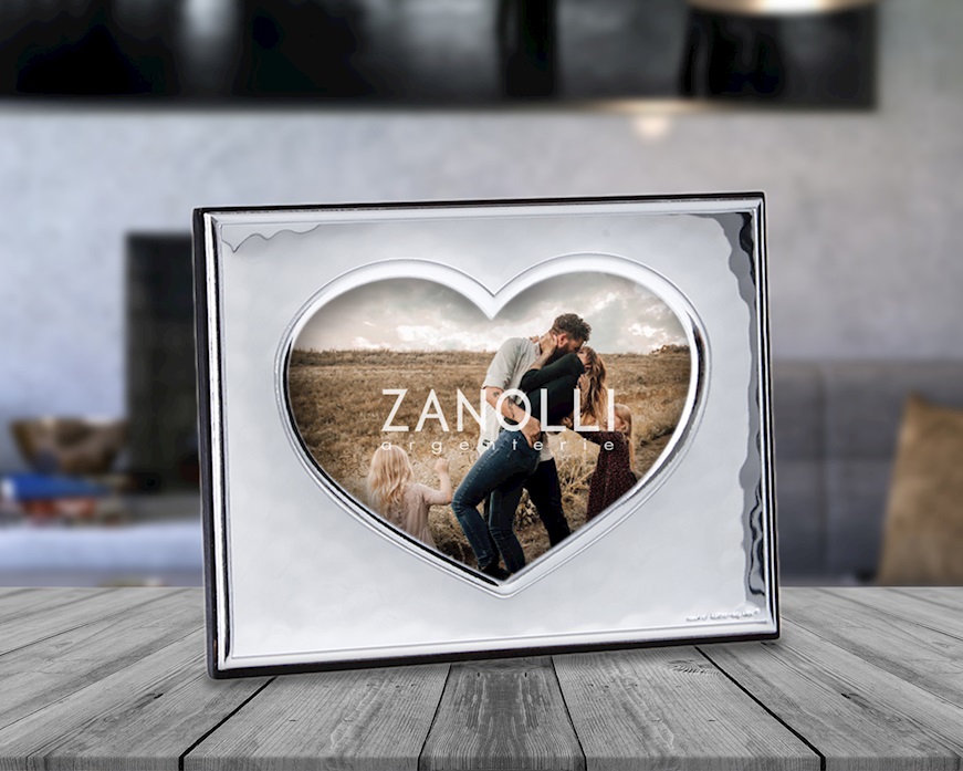 Cornice argento pvd a cuore Selezione Zanolli