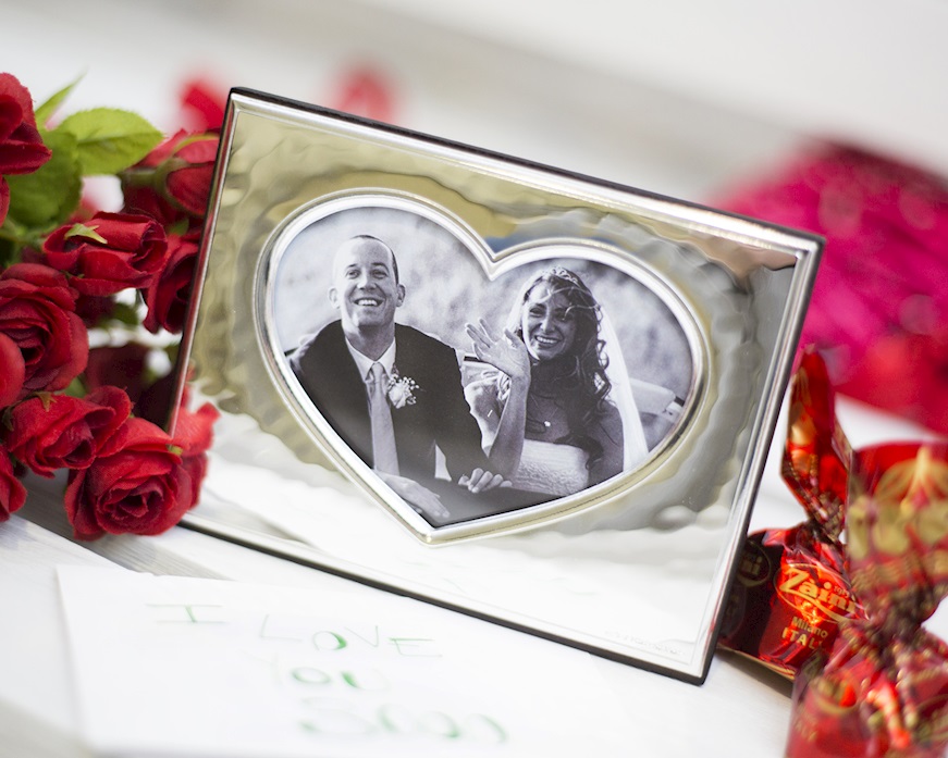 Cornice argento pvd a cuore Selezione Zanolli