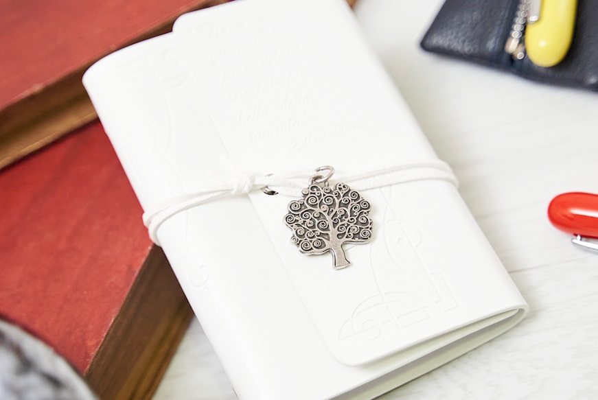 Block Notes with tree of life pendant and box Selezione Zanolli