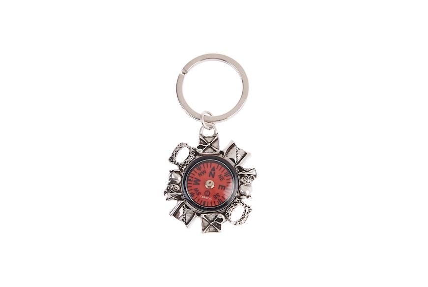 Keychain Laurel with compass Selezione Zanolli