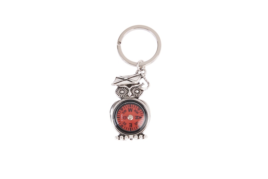 Keychain Owl with compass Selezione Zanolli