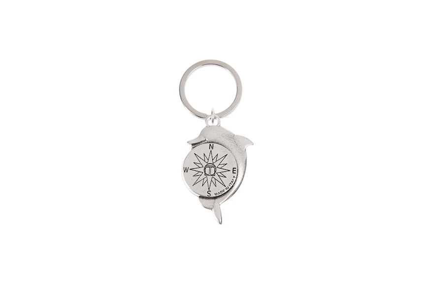 Keychain Dolphin with compass Selezione Zanolli