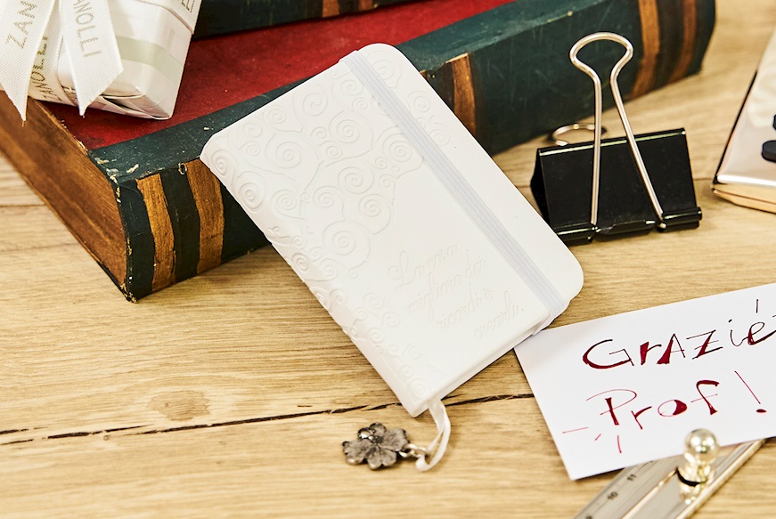 Block Notes with quatrefoil pendant and box Selezione Zanolli
