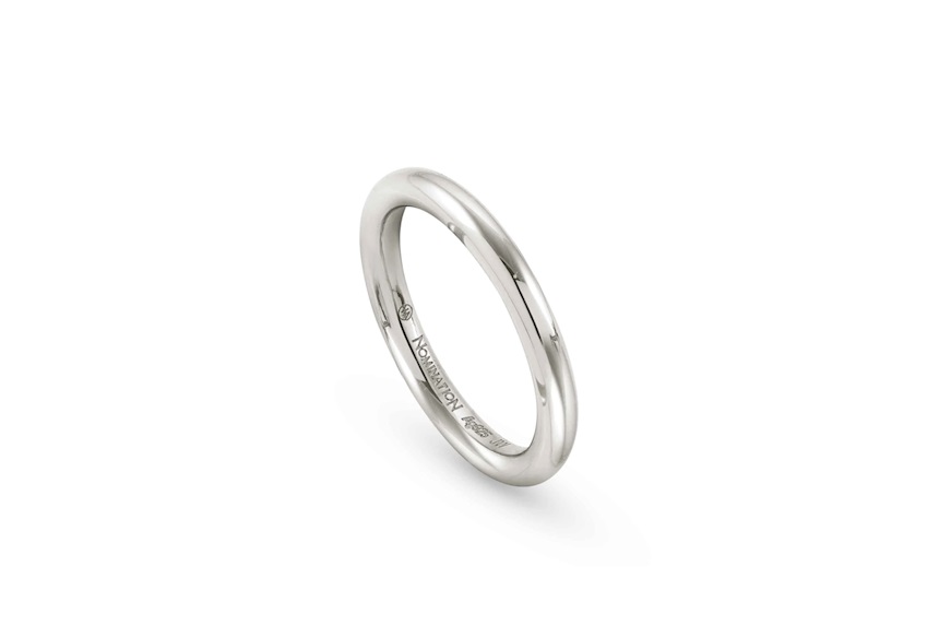 Ring Endless silver with white rhodium plating Nomination