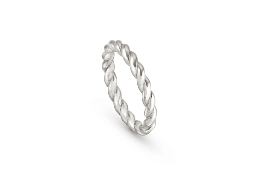 Ring Endless silver with white rhodium plating Nomination