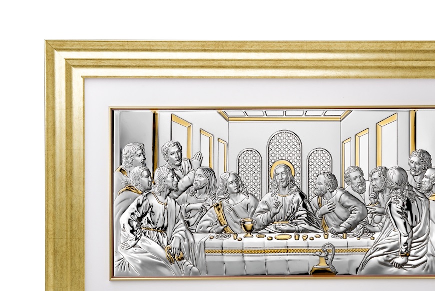 Last Supper with golden frame Selezione Zanolli