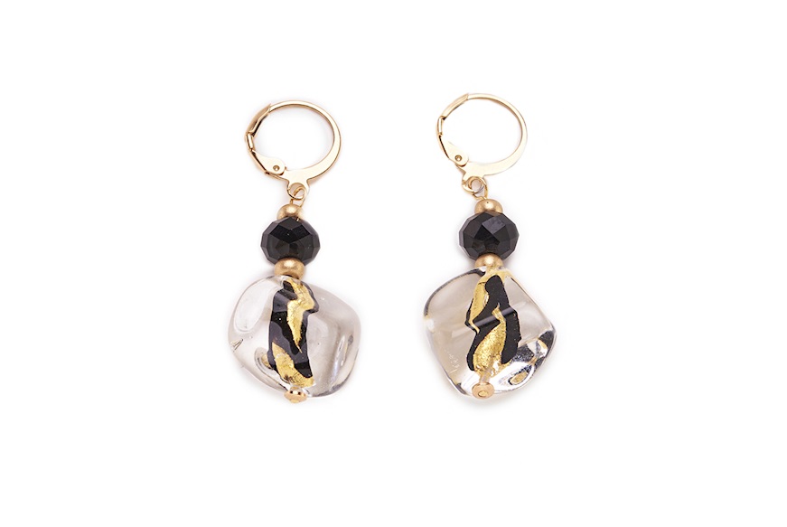 Earrings Isabel black Antica Murrina