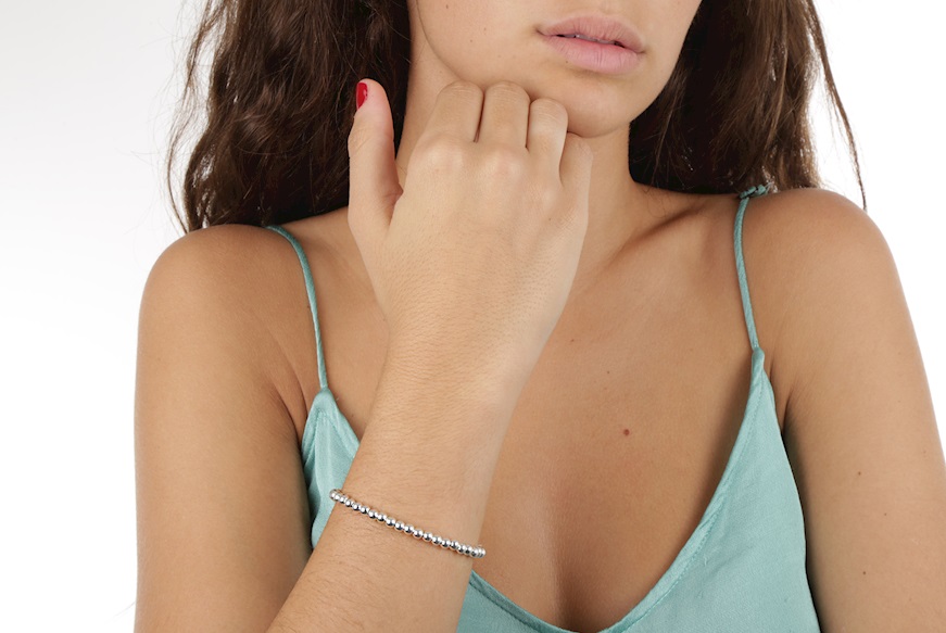 Balls bracelet silver with extension Selezione Zanolli