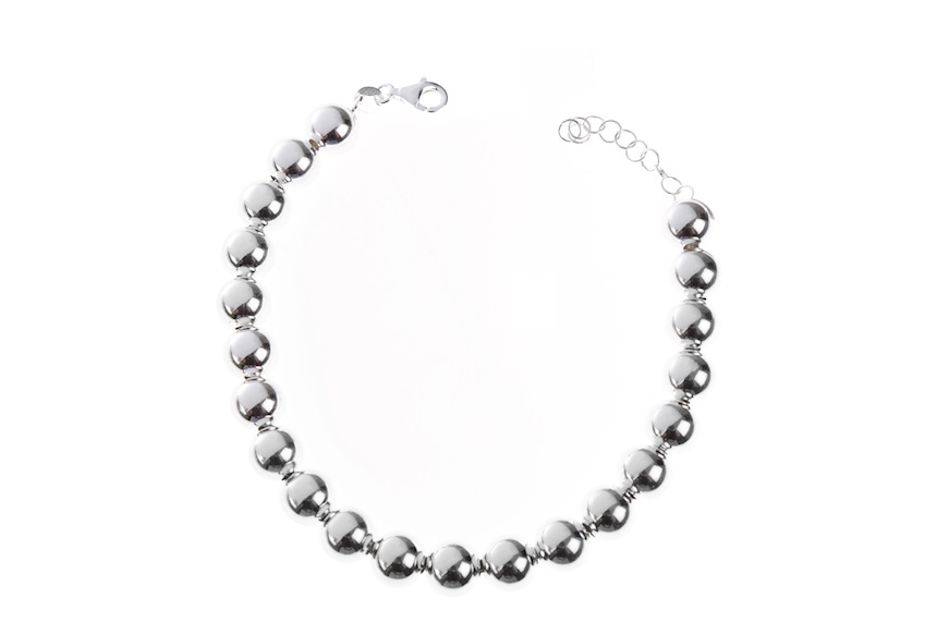 Balls bracelet silver with extension Selezione Zanolli