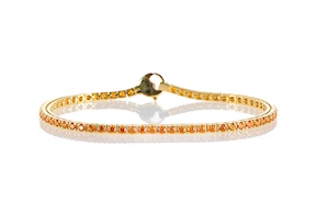 Bracelet Tennis silver yellow zircons Selezione Zanolli