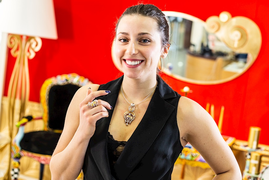 Necklace Balikwas Fantasia 3 silver Selezione Zanolli