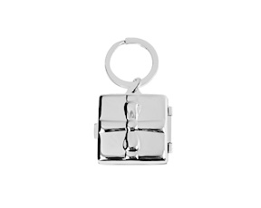 Portachiavi Portapillole Regalo silver plated