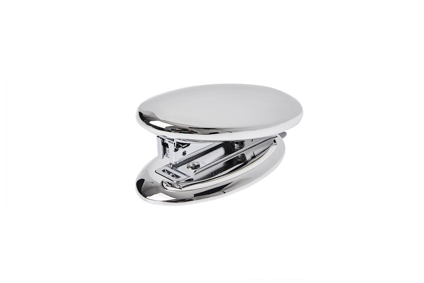 Set scrivania 3 pezzi silver plated temperino, forbici, cucitrice Selezione Zanolli