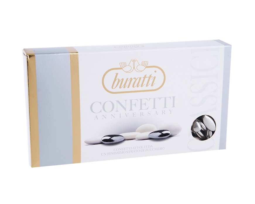 Chocolate Dragees Silver 1 kg Buratti