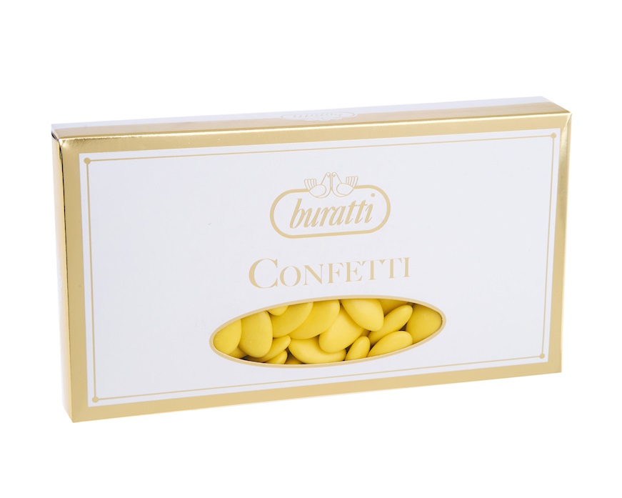 Confetti cioccolato Giallo in confezione da 1 kg Buratti