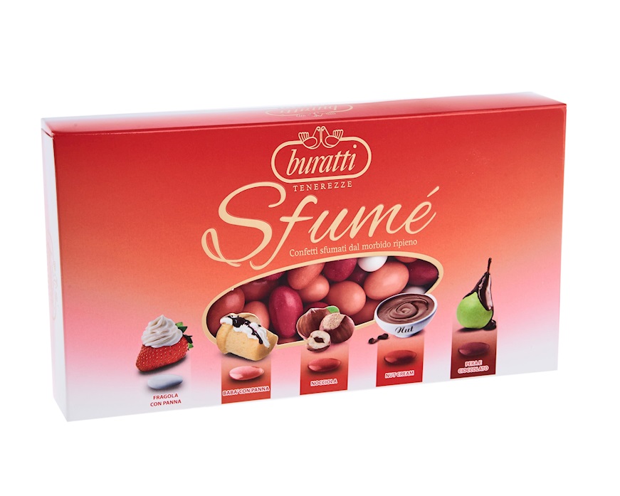 Tenerezze sfumè Rosse 1 kg Buratti