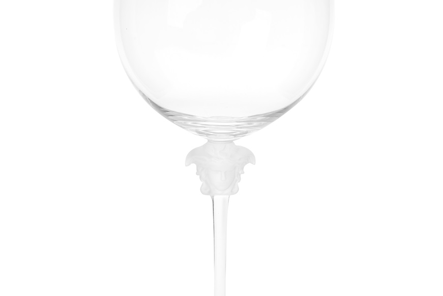 Bordeaux wine goblet Medusa Lumiere crystal Versace