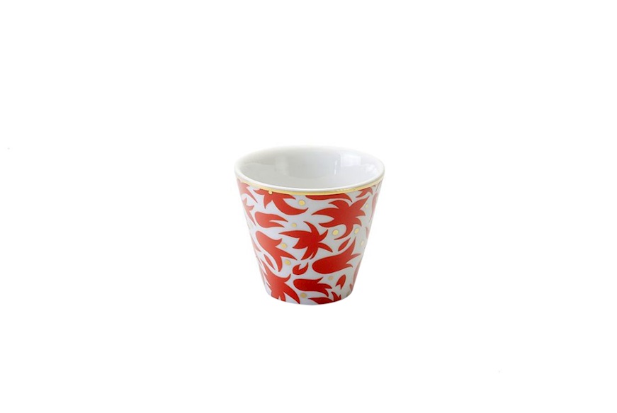 Coffee cup Abracadabra Fiamme porcelain Bitossi home