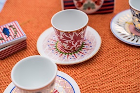 Tazza caffè Abracadabra Fiamme porcellana Bitossi home