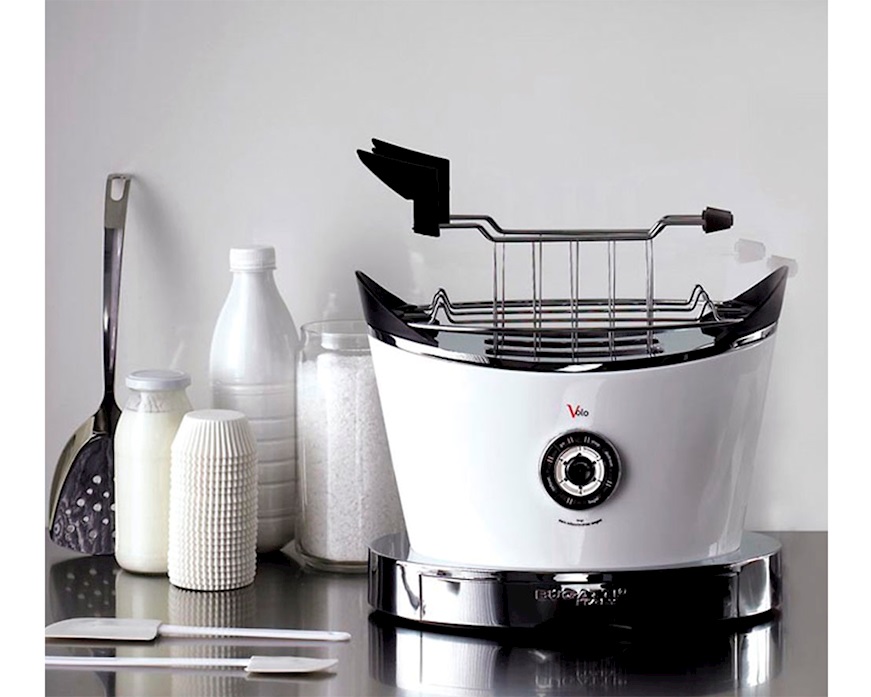 Tostapane Volo acciaio notte bianca Bugatti