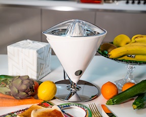 Spremiagrumi Vita acciaio notte bianca Bugatti