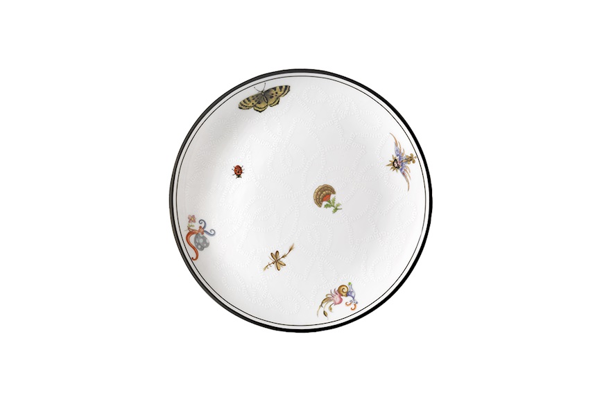 Dessert plate Arcadia Bianco porcelain Richard Ginori