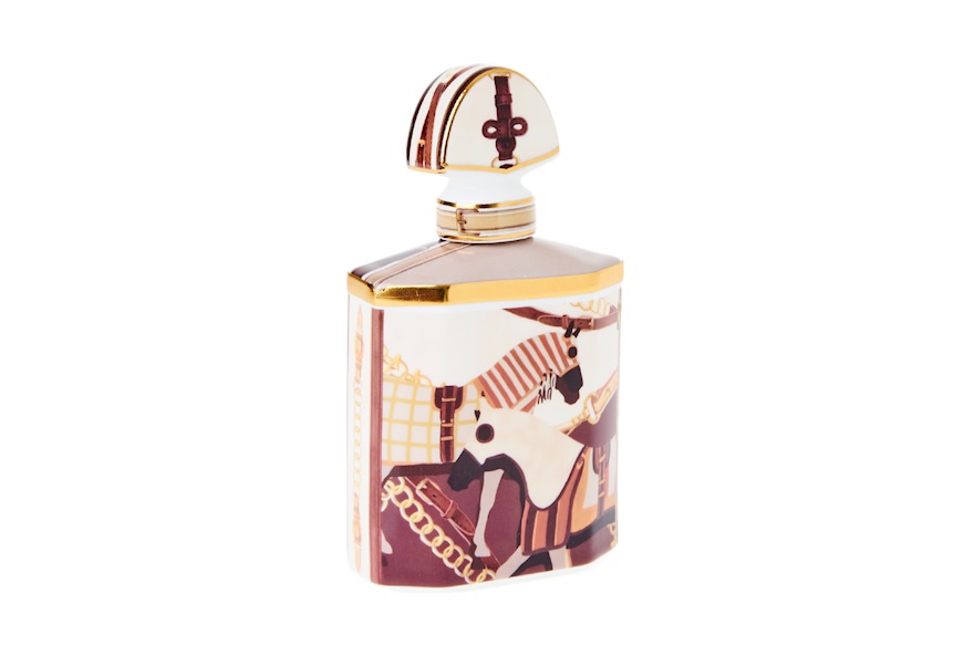 Bottle diffuser Horses porcelain Mini Baci Milano