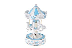 Carillon Giostra dei Cavalli celeste Selezione Zanolli