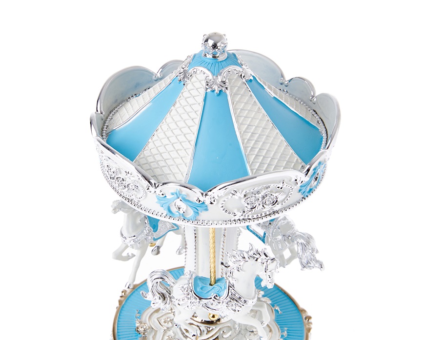 Carillon Giostra dei cavalli celeste Selezione Zanolli