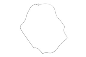 Nacklace silver rolò mesh Selezione Zanolli
