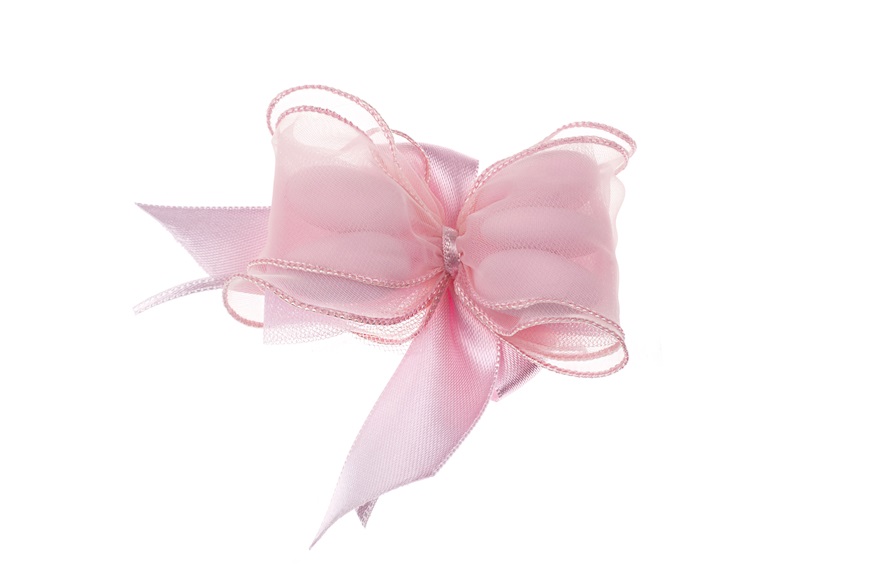 Favor Sugared Almonds pink bow Selezione Zanolli