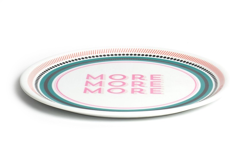 Pizza plate More More More porcelain Bitossi home