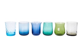 Tumbler's set Diseguale 6 pieces assorted shape Bitossi home