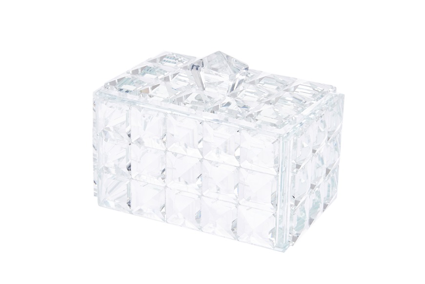 Box crystal with lid Selezione Zanolli