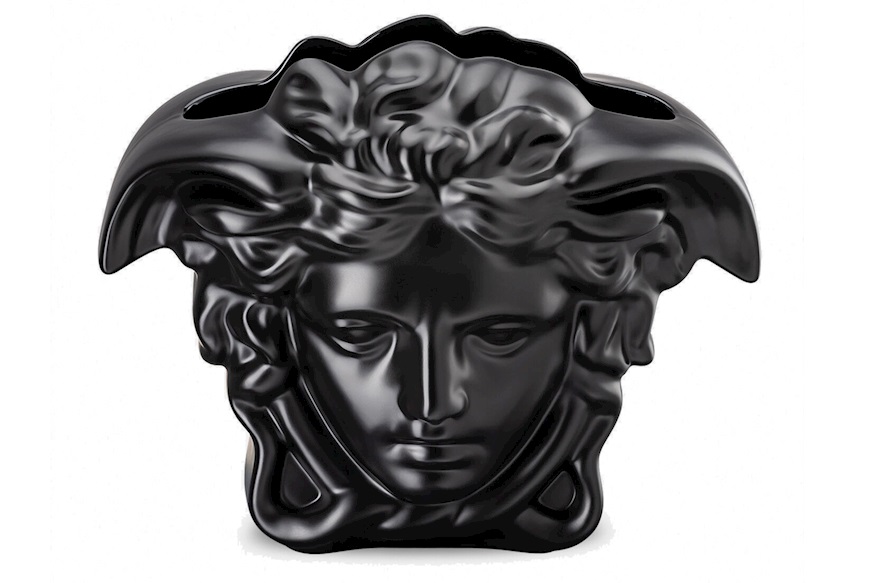 Vaso Medusa Grande porcellana nero Versace