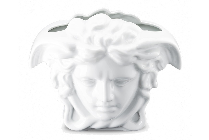 Vase Medusa Grande porcelain white Versace