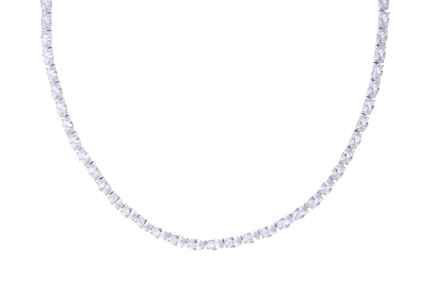 Collana Luce argento con cubic zirconia Sovrani