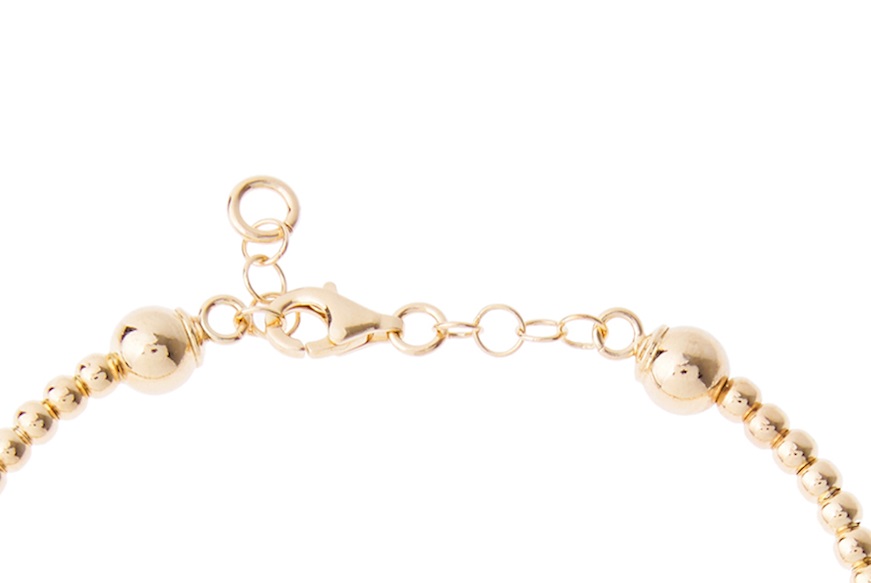 Bracelet Pure silver with golden degradè balls Sovrani