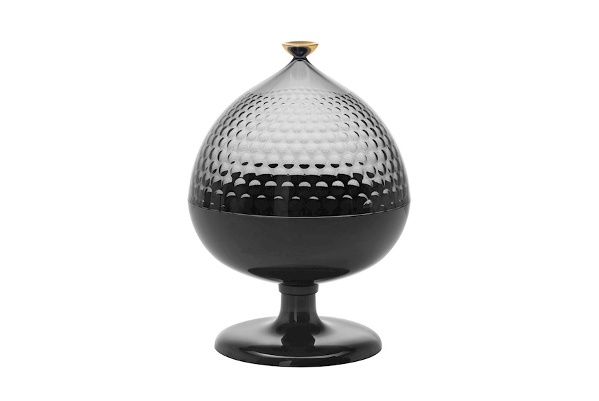 Contenitore Pumo fumè e nero Kartell