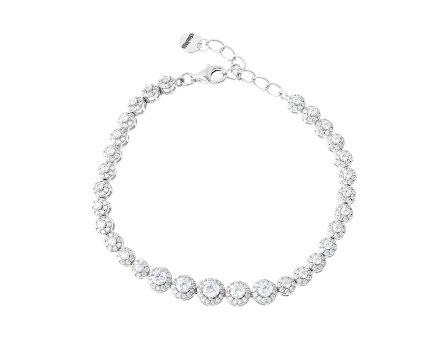 Bracciale Luce argento con cubic zirconia Sovrani